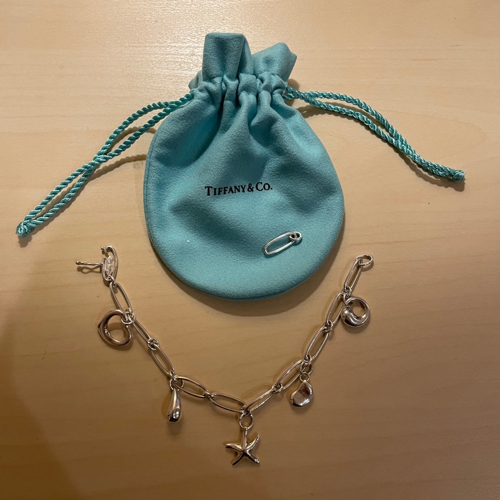 $950 Tiffany & Co Elsa Peretti Charm Bracelet